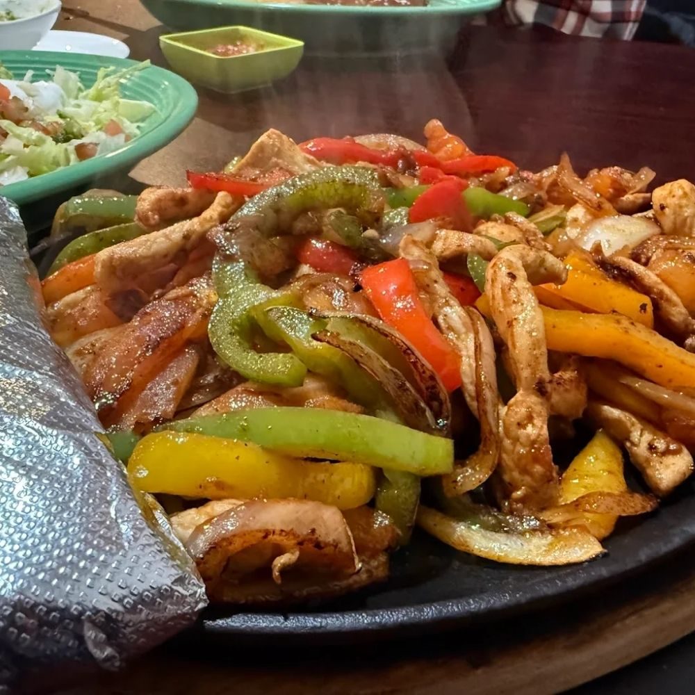 Chicken fajitas